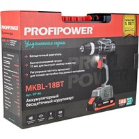 Дрель-шуруповерт Profipower MKBL-18BT (с 2-мя АКБ, кейс)