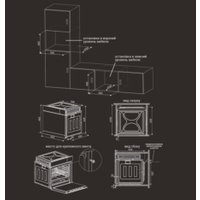 Электрический духовой шкаф Hiberg S-VM 5615 B i-Smart в Бресте