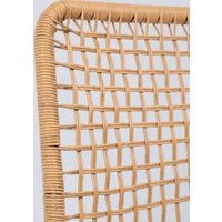 Садовый стул AksHome Bergamo (PE, иск.роттанг, черный+коричневый)