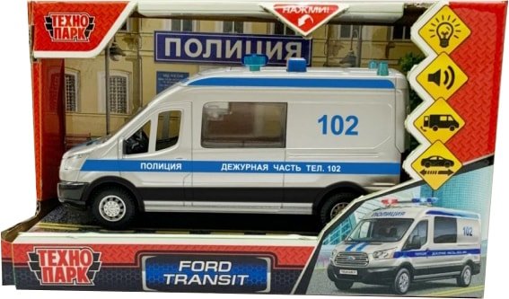

Фургон Технопарк Ford Transit Полиция TRANSITVAN-16PLPOL-SR