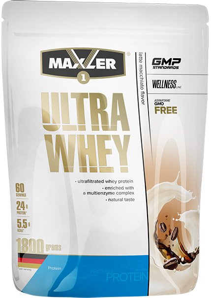 

Протеин комплексный Maxler Ultra Whey (латте макиато, 900г)
