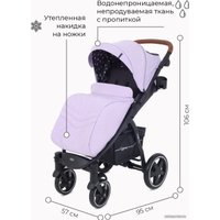 Коляска прогулочная «книга» Rant Alpine Star RA450 (sweet lavender)