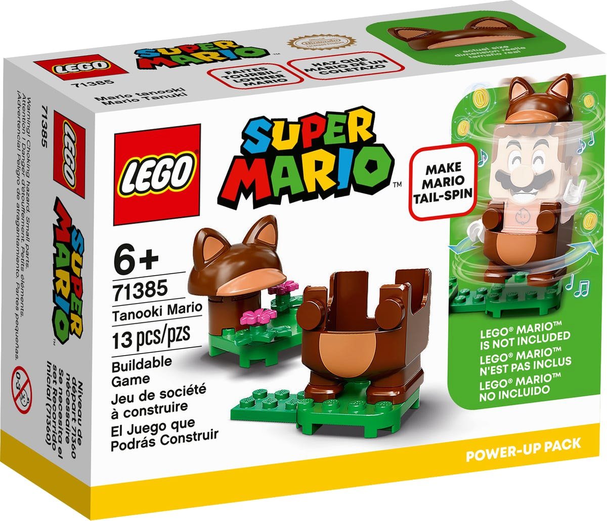 

Конструктор LEGO Super Mario 71385 Марио Тануки. Набор усилений