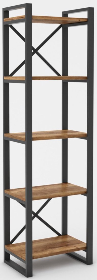 

Стеллаж Hype Mebel Стандарт 50x200 (черный/дуб галифакс олово)