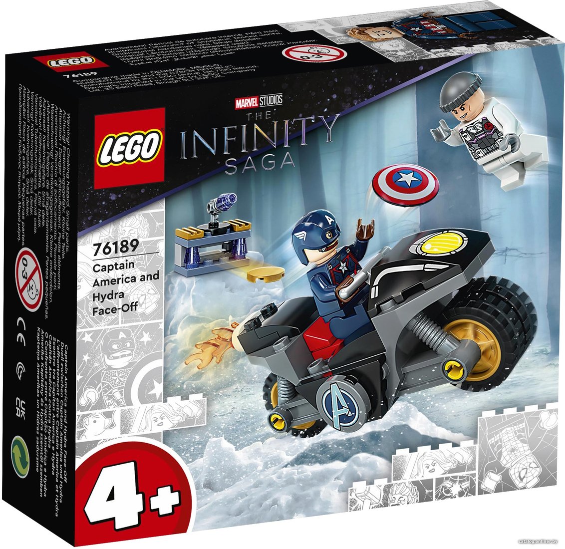 Конструктор LEGO Marvel Super Heroes 76189 Битва Капитана Америка с Гидрой