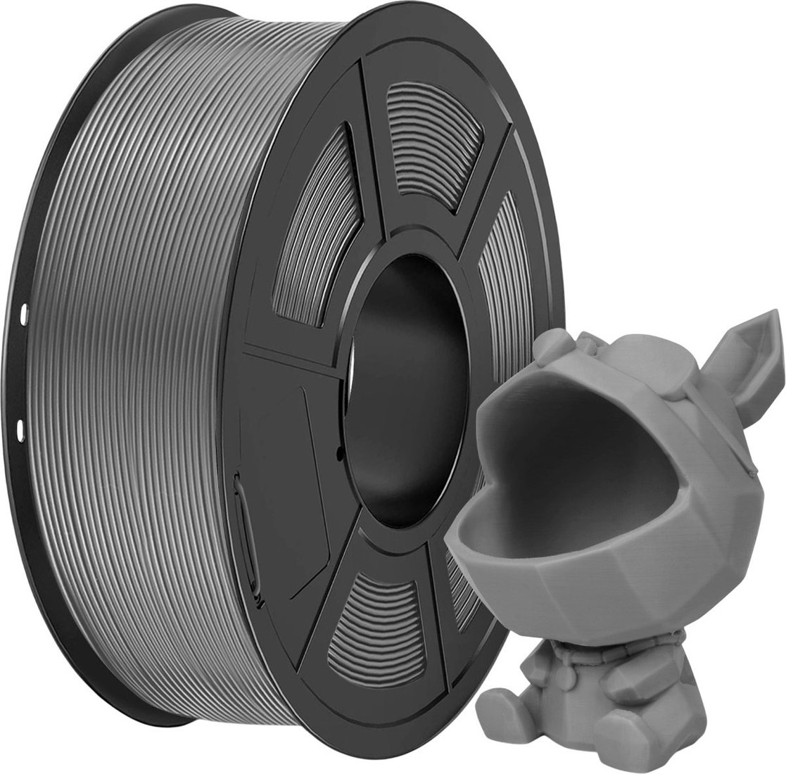 

Пластик NV Print NV-3D-PLA-META-GREY (1.75мм, 1кг, серый)