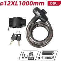 Тросовый велосипедный замок Deli DL508062