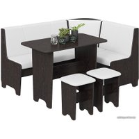 Обеденная группа Трия Техас исп. 1 (венге/экокожа белый)