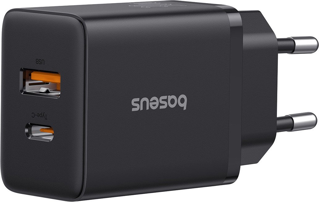 Сетевое зарядное Baseus Cube Fast Charger C+U 30W P10111404113-00