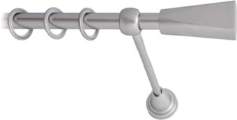 Карниз для штор Lm Decor Антонио (сатин, гладкая, 2м 16мм, 1 ряд)