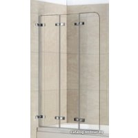 Стеклянная шторка для ванны WeltWasser WW 100ZD3-75