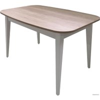 Кухонный стол Васанти плюс Дорн ДН-09 (дуб небраска натуральный/белый)