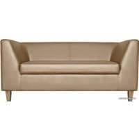 Софа Brioli Дедрик М двухместный (экокожа, L4 кремовый/светлые ножки)