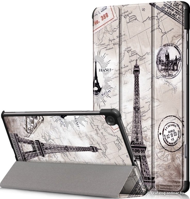 Чехол JFK Smart Case для Samsung Tab S6 lite P610 (Париж)