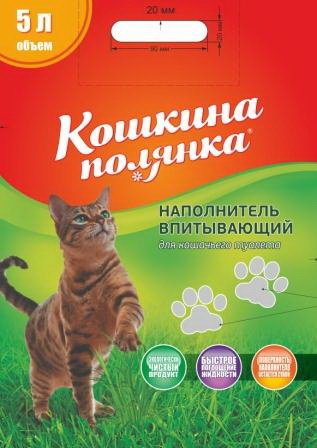 

Наполнитель для туалета Кошкина Полянка Цеолит 5 л