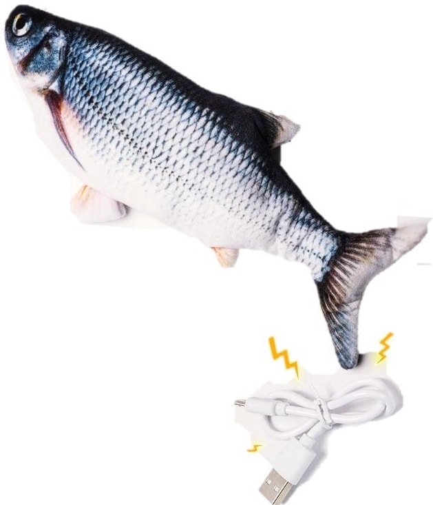 

Игрушка для собак Fancy Pets Карп с дергающимся хвостом 28 см