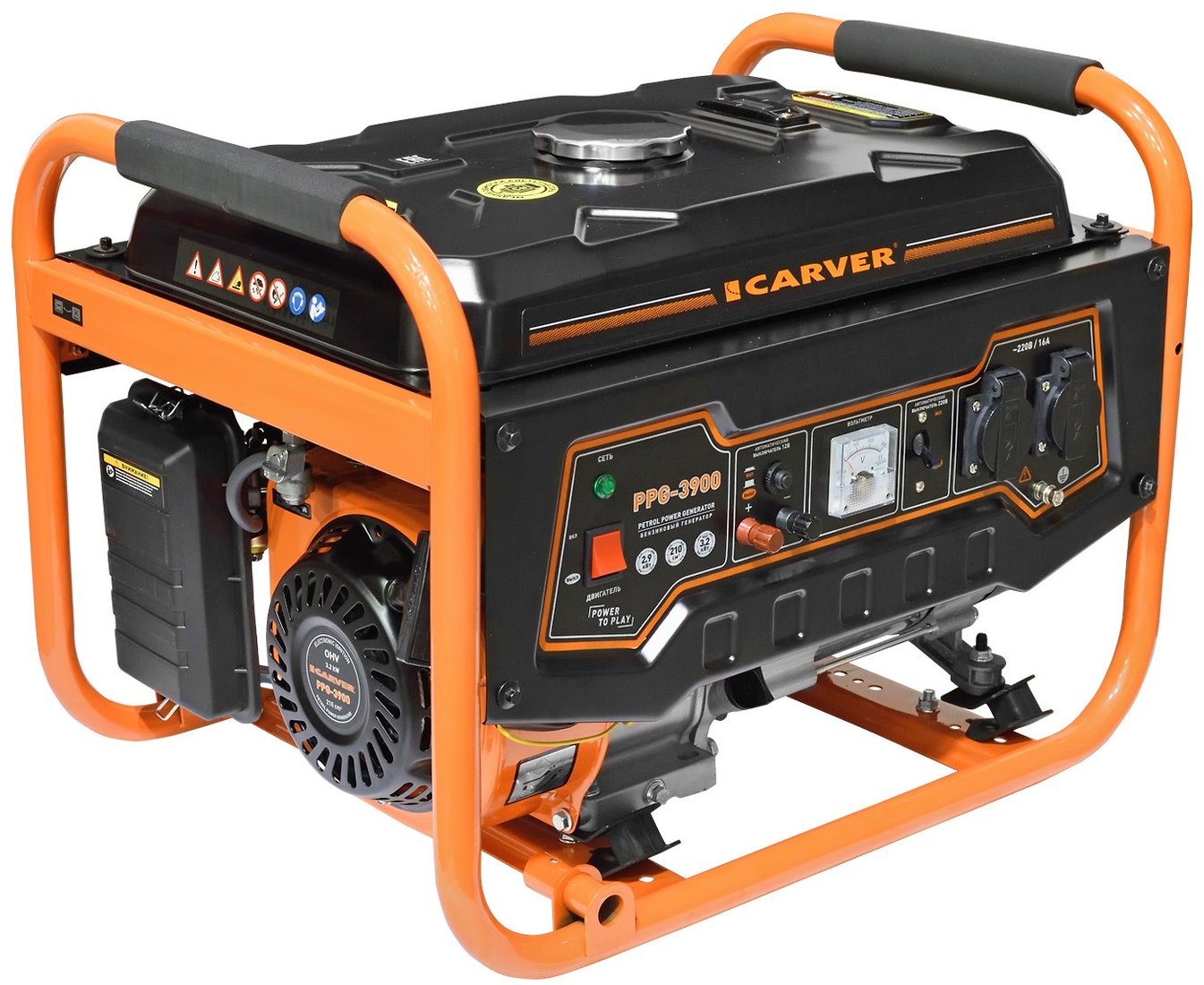 

Бензиновый генератор Carver PPG-3900