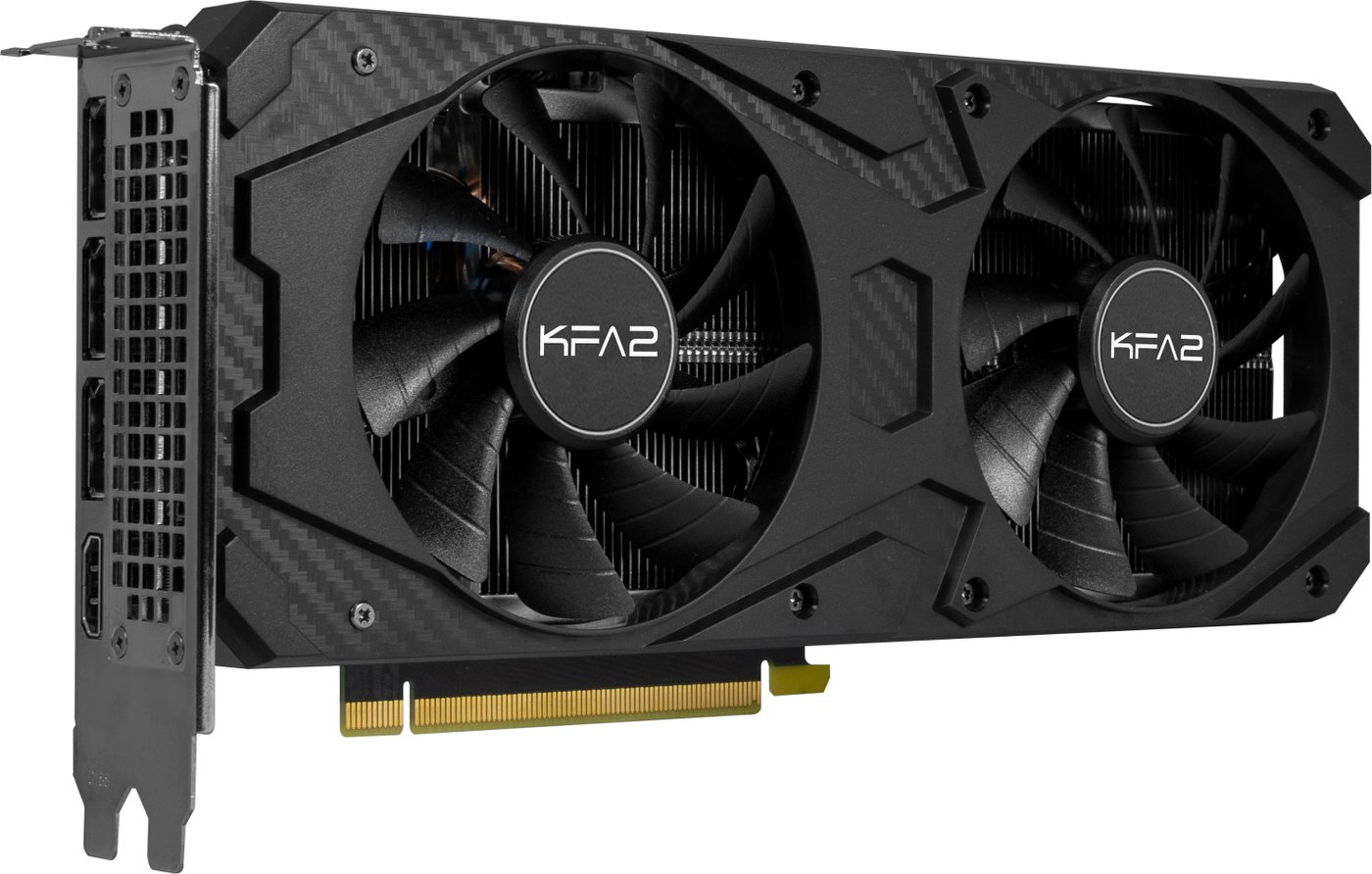 

Видеокарта KFA2 GeForce RTX 3060 Ti Core LHR 1-Click OC 36ISL6MD1VQK