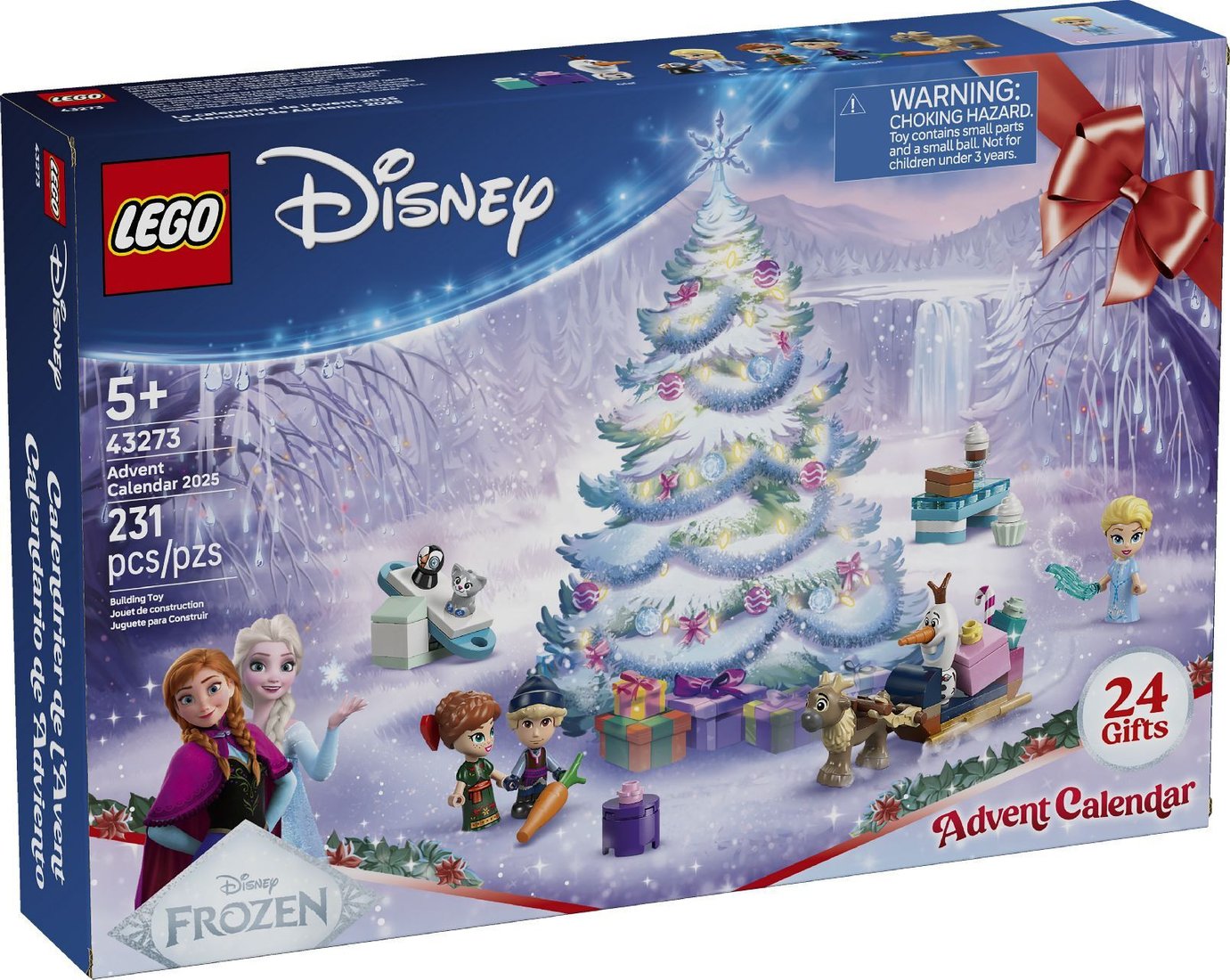 Конструктор LEGO Disney 43273 Адвент-календарь Холодное сердце 2025/2026