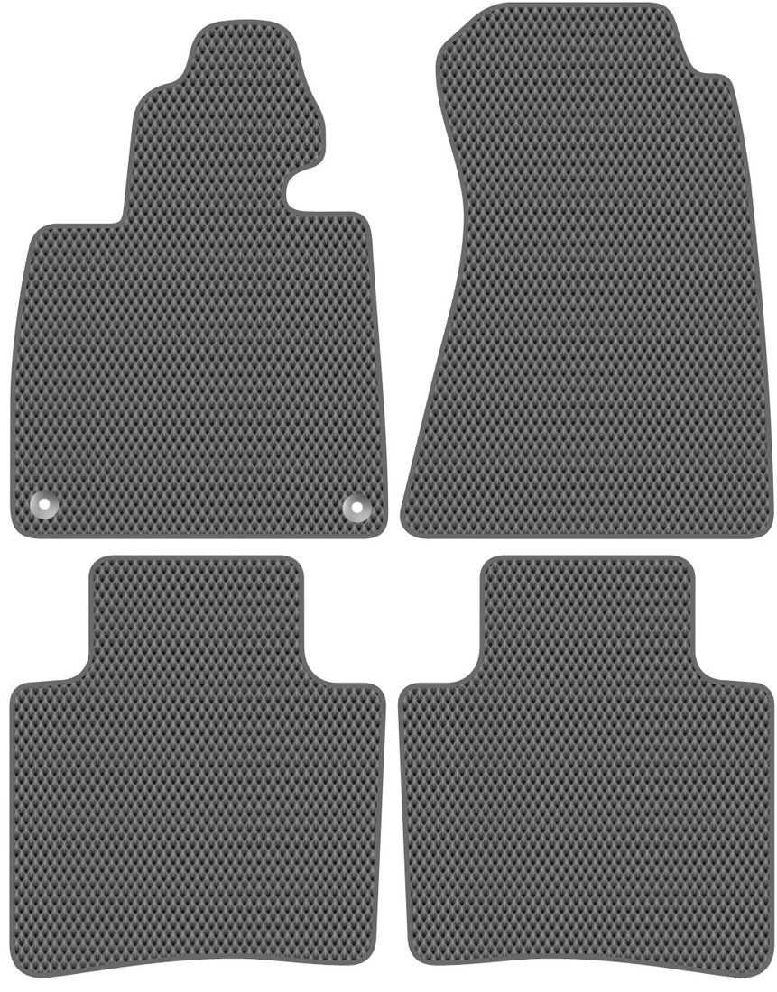 

Комплект ковриков для авто Alicosta Hongqi H9 I (седан / CA67306\CA7205\CA306G) 2020 - Н.В. (серый, ромб)