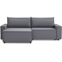 Угловой диван Mio Tesoro Дюссельдорф 293 1.5ек-1.5пф (1173 Savanna Plus Grafit)