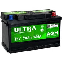 Автомобильный аккумулятор Ultra PRO AGM R+ (70 А·ч)