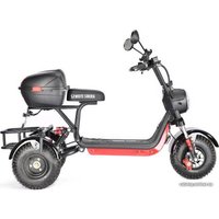 Электроскутер White Siberia Trike Mini 1500W (черный)