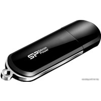 USB Flash Silicon-Power LuxMini 322 Black 64GB (SP064GBUF2322V1K)