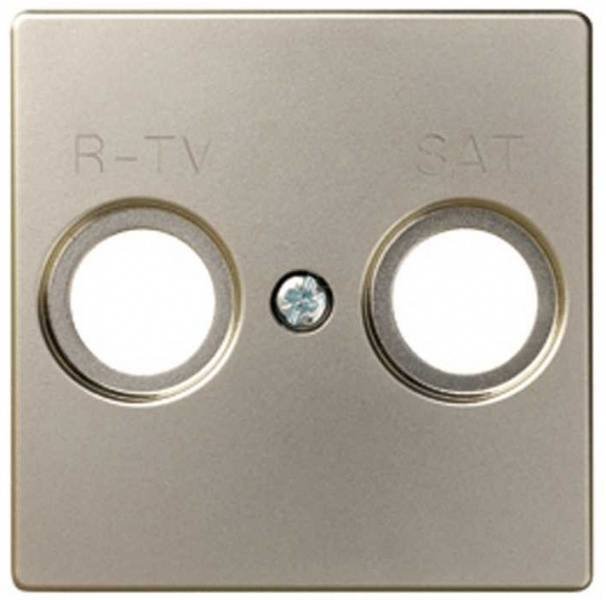 

Накладка для TV розетки Simon 82097-34 (шампань матовый)