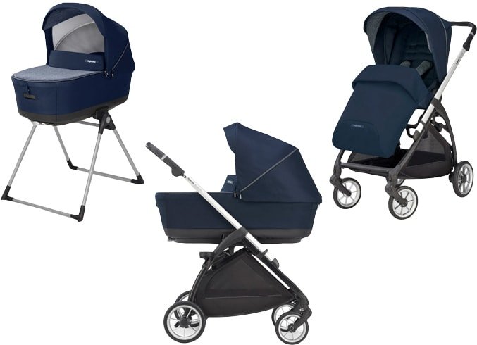 

Универсальная коляска Inglesina Electa Duo (3 в 1, soho blue)