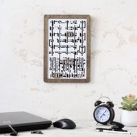 Вечный календарь Творческая мастерская "Пуговка" Анастасии Минич Магнитный темный 23x16 см