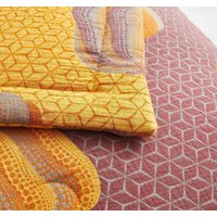 2-спальный комплект постельного белья Arya 2сп Pumpkin Dreams 8680943253408 (темно-розовый/горчичный)