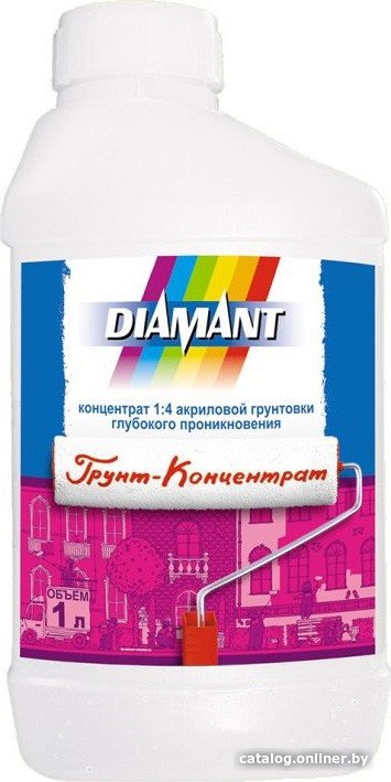 Акриловая грунтовка Diamant Концентрат 1:4 (1 л)