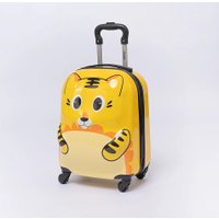 Чемодан-спиннер Ecotope Тигр 324-L-1-16-YLW (желтый)