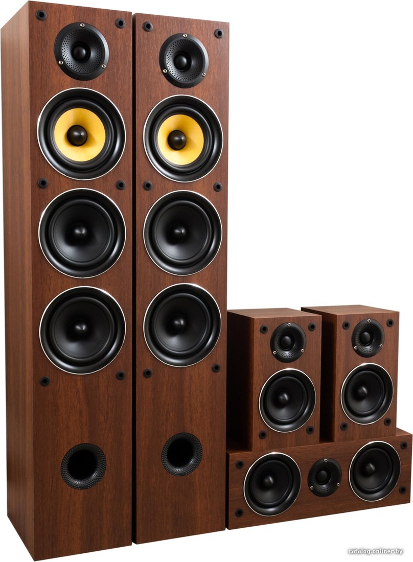 Комплект акустики Taga Harmony TAV-506 v.2 Set (орех)