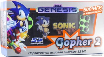 Retro Genesis Gopher 2 (черный/зеленый, 700 игр)