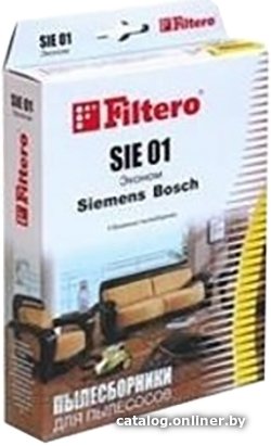 Многоразовый мешок Filtero SIE 01 (4) Эконом