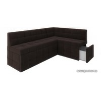 Угловой диван Мебель-АРС Атлантис правый 212x84x135 (кордрой коричневый)