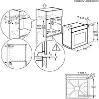 Электрический духовой шкаф Electrolux OEF3H50X