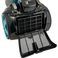 Пылесос Delta DL-0852 (черный/бирюзовый)