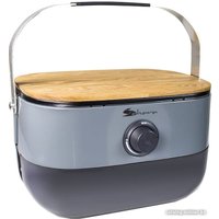 Портативный газовый гриль Sahara Mini BBQ (серый)