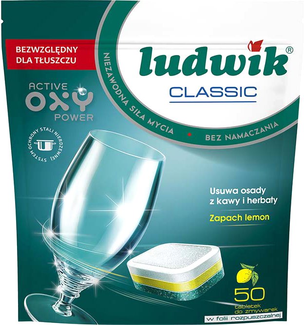 

Таблетки для посудомоечной машины Ludwik Classic All in One (50 шт)