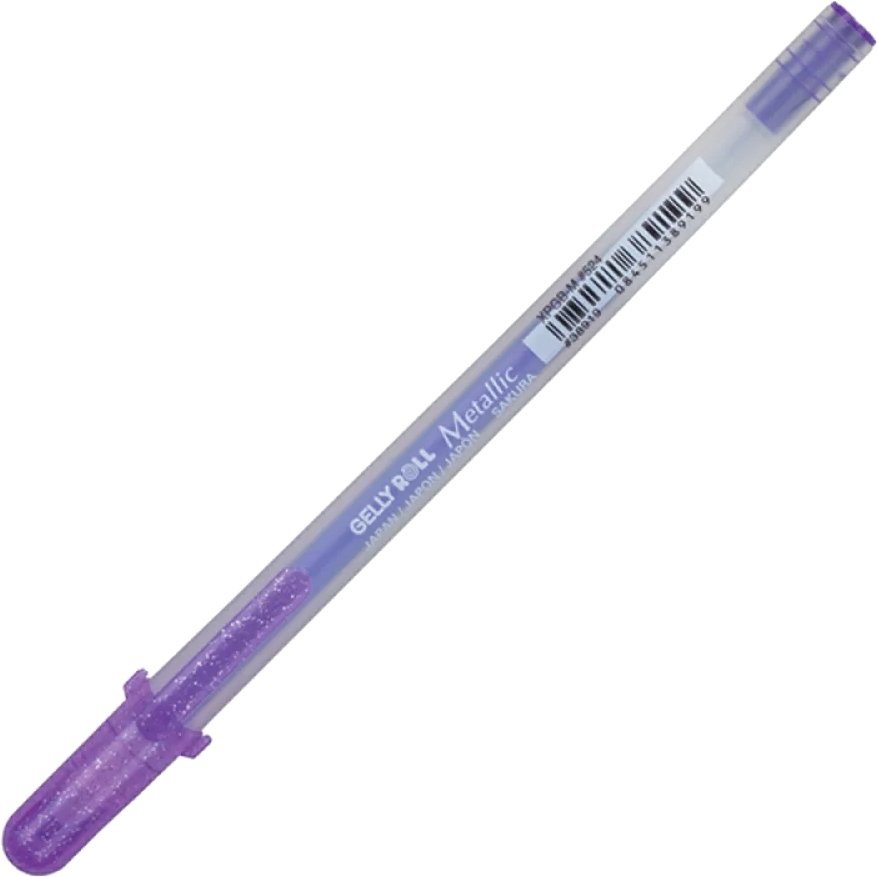 

Ручка гелевая Sakura Pen Gelly Metallic XPGBM524 (пурпурный)
