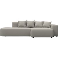 Угловой диван Лига диванов Лига-065 правый 129797 (рогожка Амур 02 бежевый)