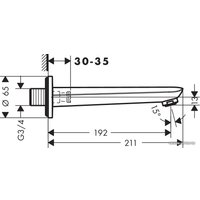 Излив Hansgrohe Novus 71320000