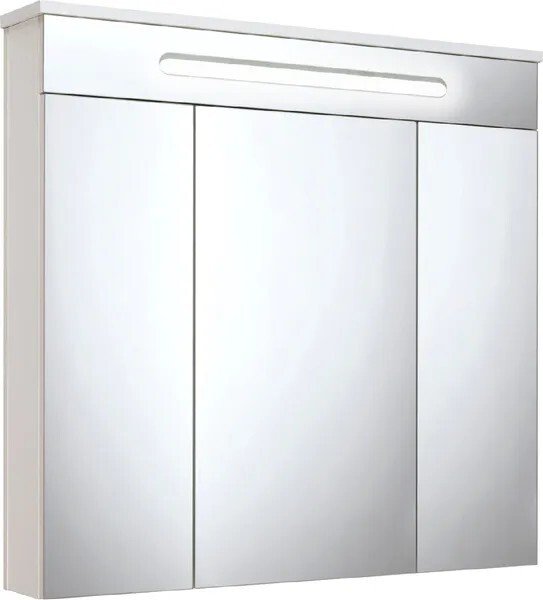 

Runo Шкаф с зеркалом для ванной Парма 75