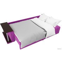 Диван Лига диванов Атлантида 102223 (микровельвет, фиолетовый)