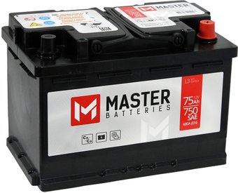Автомобильный аккумулятор Master Batteries R+ (75 А·ч)
