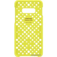 Чехол для телефона Samsung Pattern Cover для Samsung Galaxy S10e (белый/желтый)