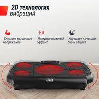 Виброплатформа Unixfit Edge 2D (черный)